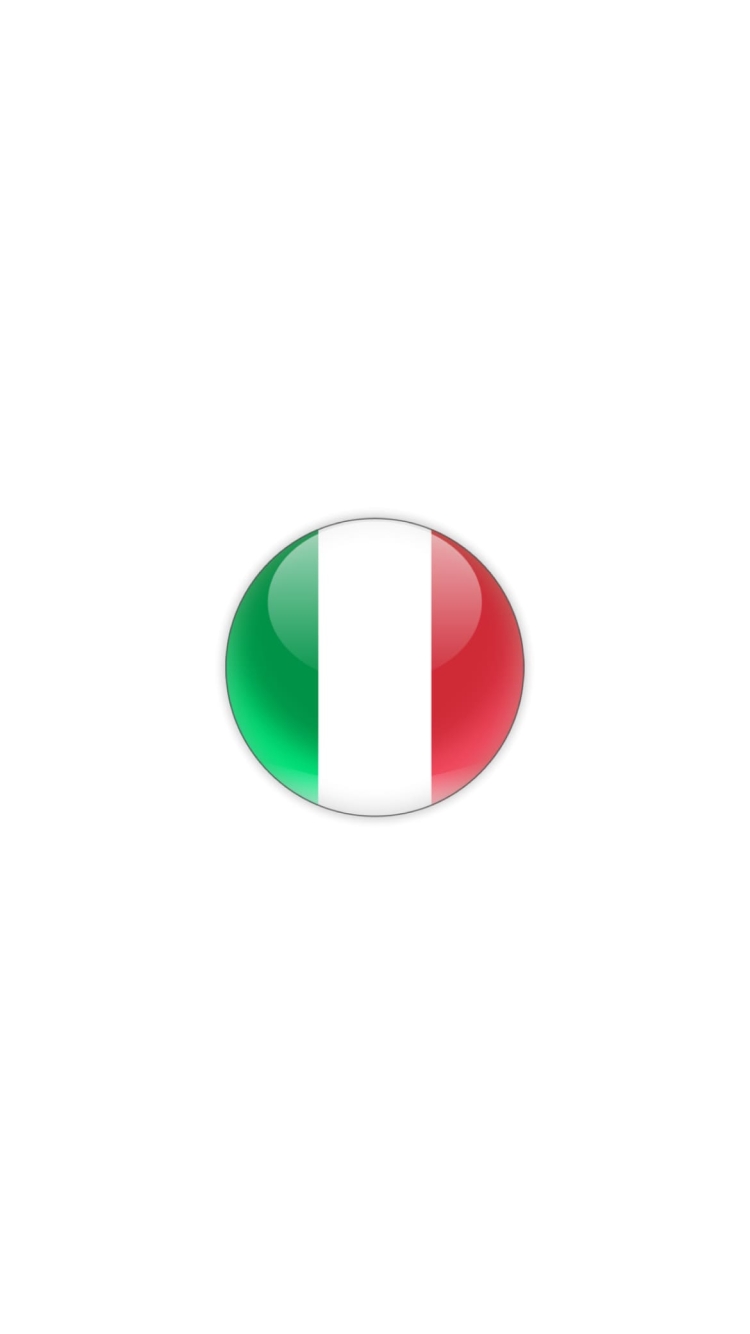 イタリア 国旗の750 x 1334 / スマホ壁紙
