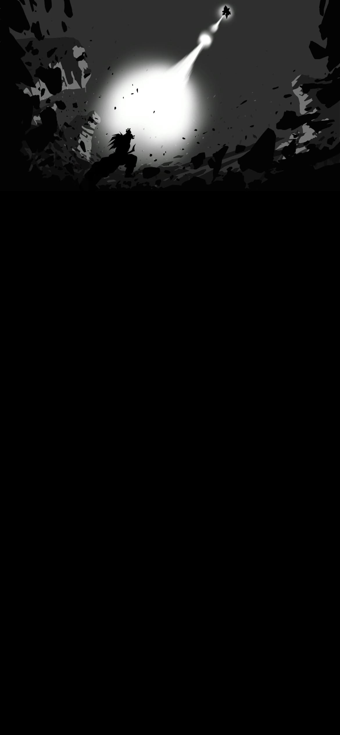 ぶつかるカメハメ波 孫悟空 ドラゴンボールの1170 x 2532 / スマホ壁紙