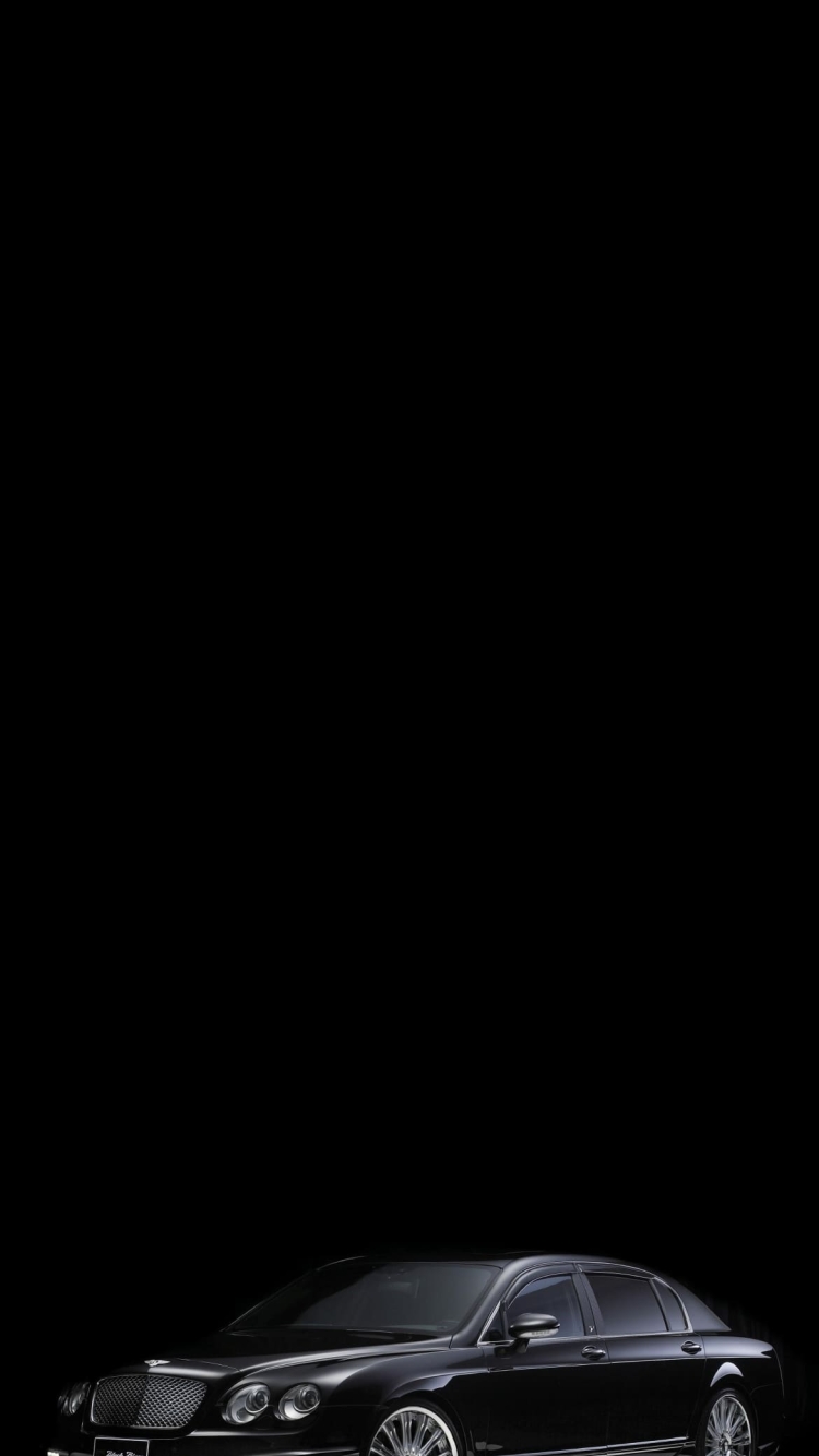 かっこいい黒のベントレーの750 x 1334 / スマホ壁紙