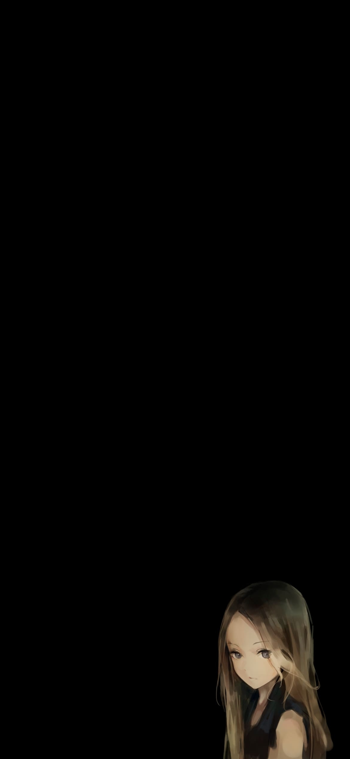 陰のあるブロンドの少女の1170 x 2532 / スマホ壁紙