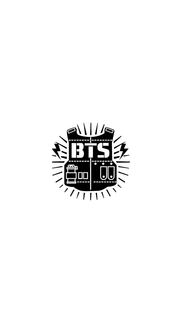 防弾少年団 BTS ロゴの750 x 1334 / スマホ壁紙