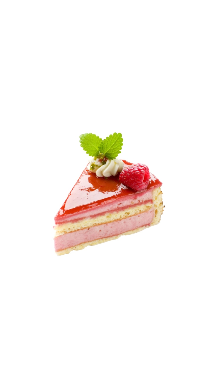 ラズベリーケーキの750 x 1334 / スマホ壁紙