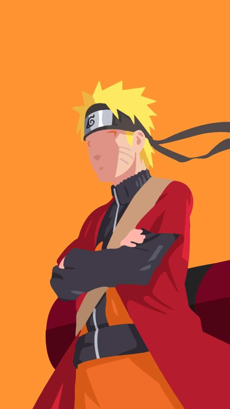 NARUTO 火影 ミニマルの750 x 1334 / スマホ壁紙