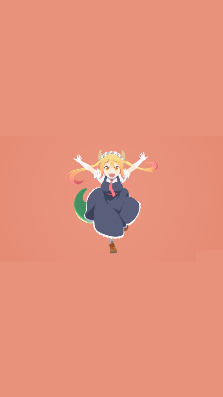 小林さんちのメイドドラゴンの750 x 1334 / スマホ壁紙