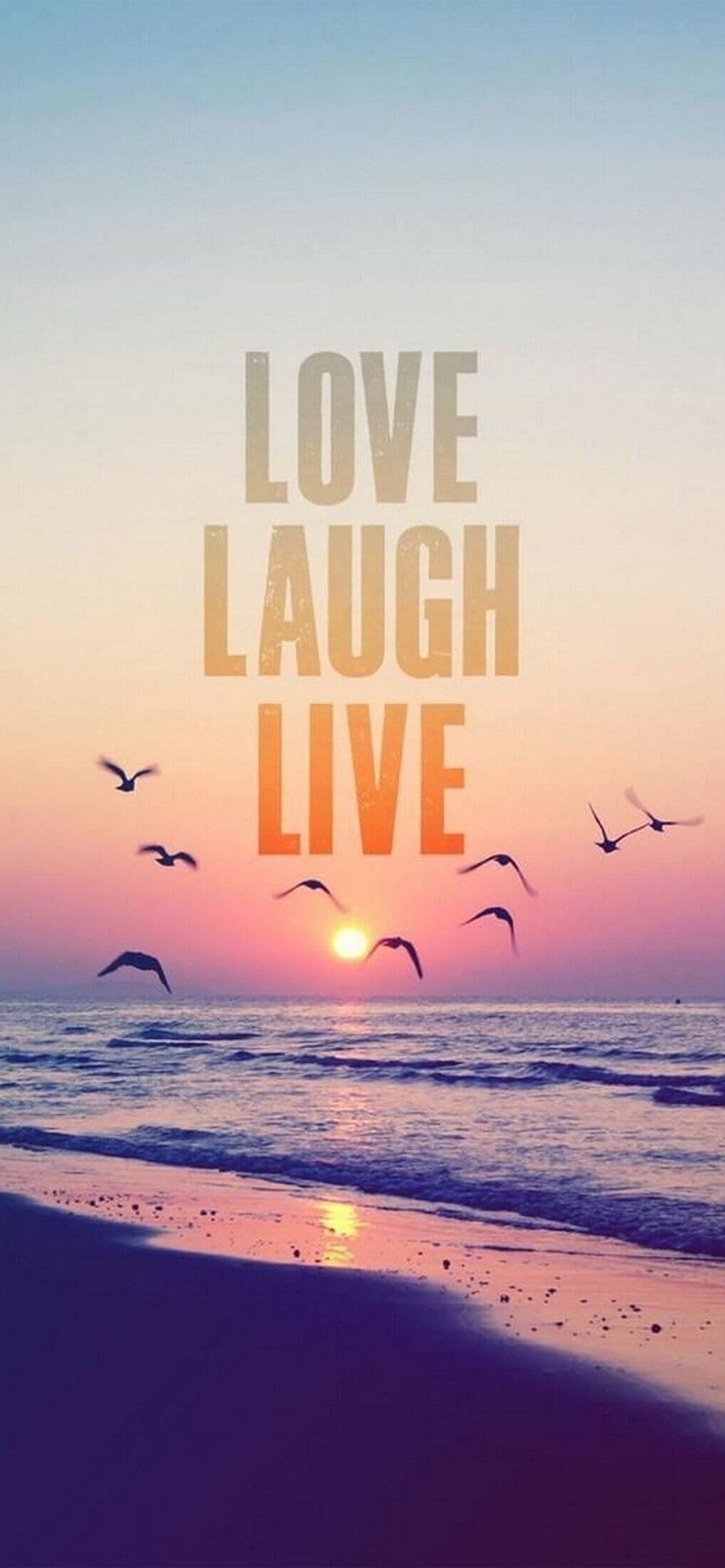 LOVE LAUGH LIVEの1170 x 2532 / スマホ壁紙