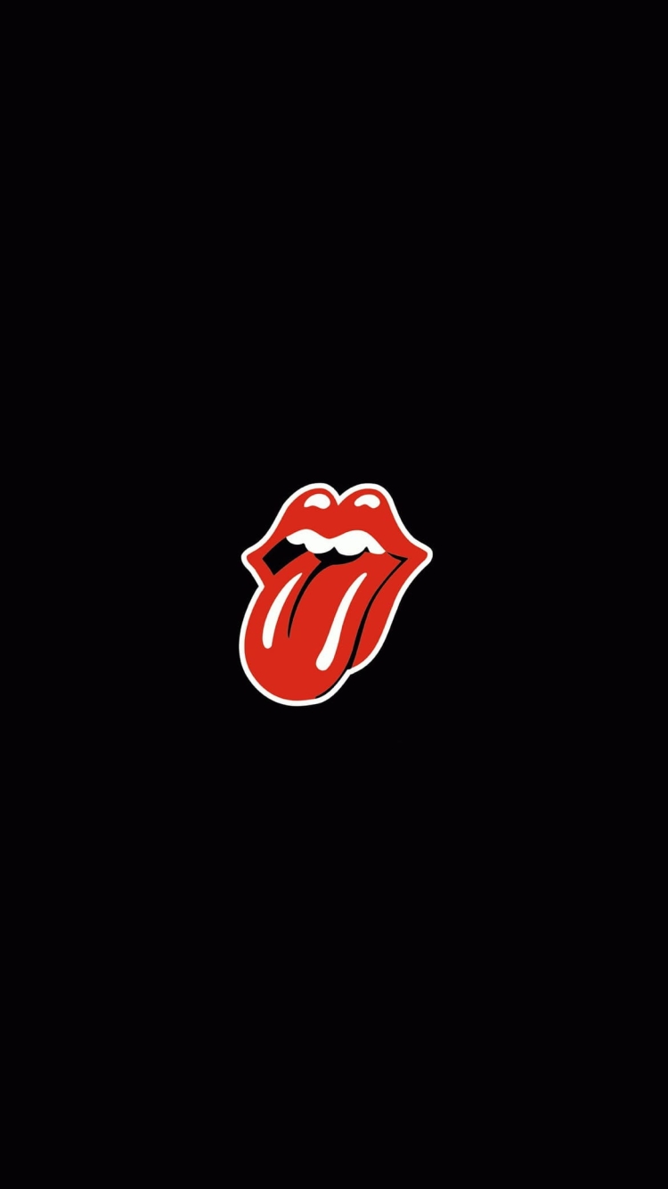 ローリング・ストーンズ THE ROLLING STONES ロゴの750 x 1334 / スマホ壁紙