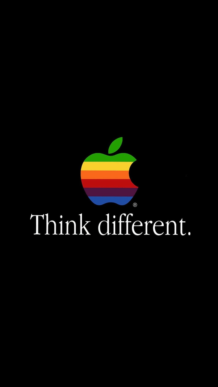 Apple Think Differentの750 x 1334 / スマホ壁紙