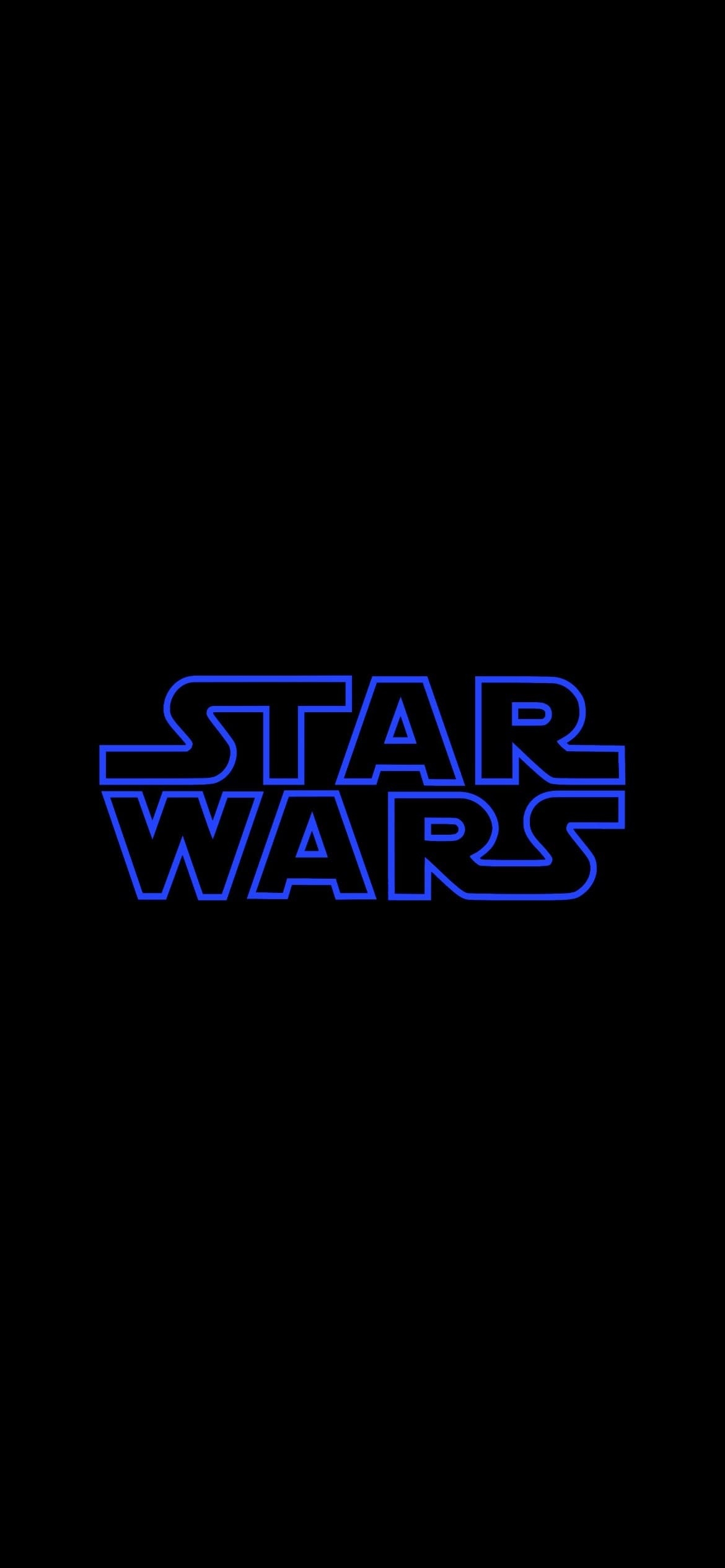 STAR WARS ロゴの1170 x 2532 / スマホ壁紙