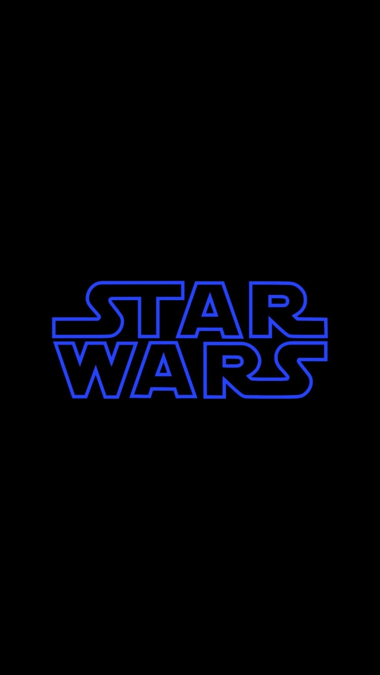 STAR WARS ロゴの750 x 1334 / スマホ壁紙