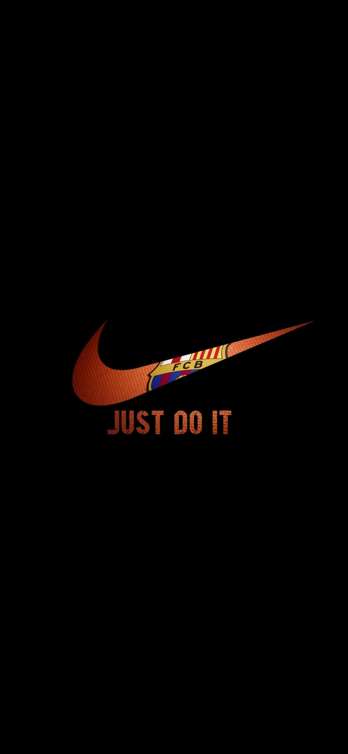 NIKE JUST DO IT バルサの1170 x 2532 / スマホ壁紙