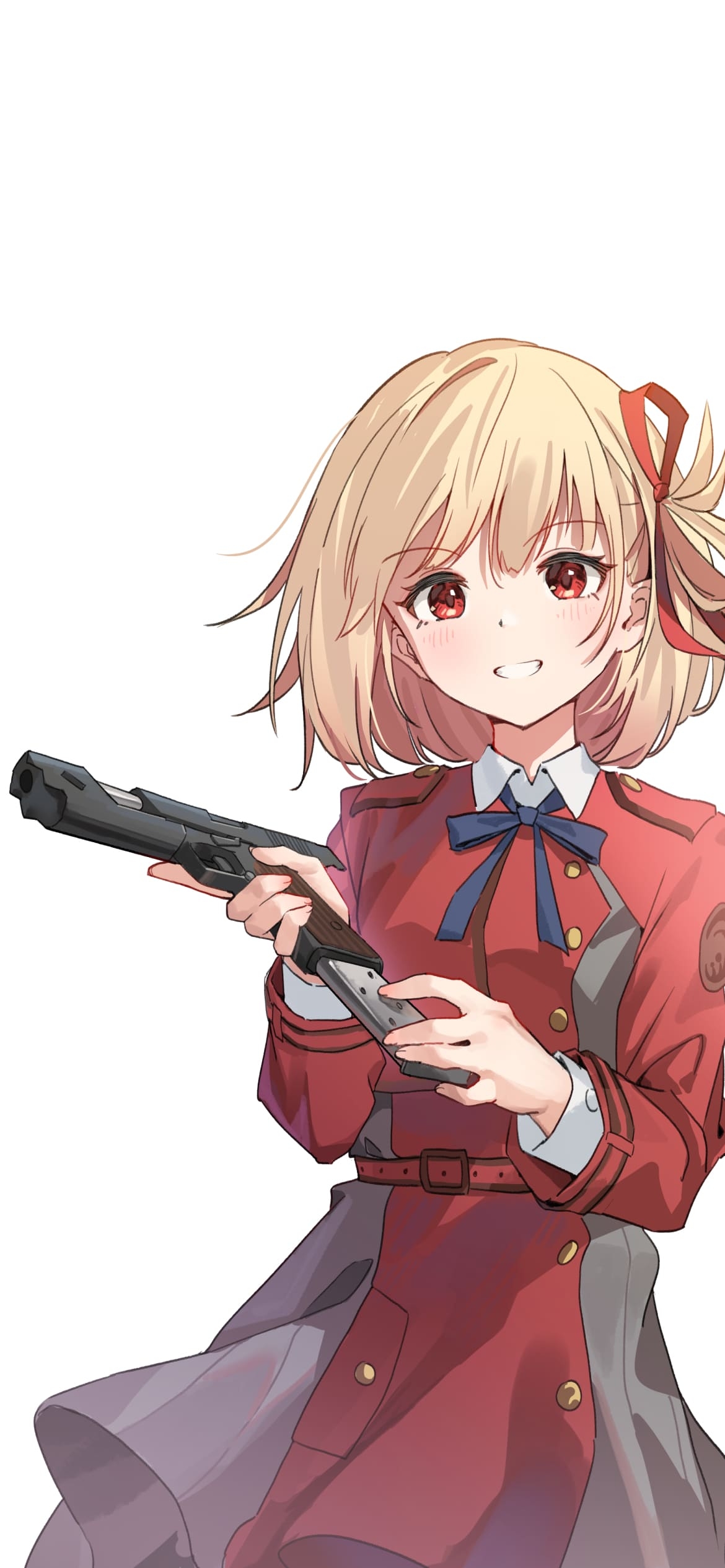 錦木千束 にしきぎ ちさと リコリス・リコイルの1170 x 2532 / スマホ壁紙