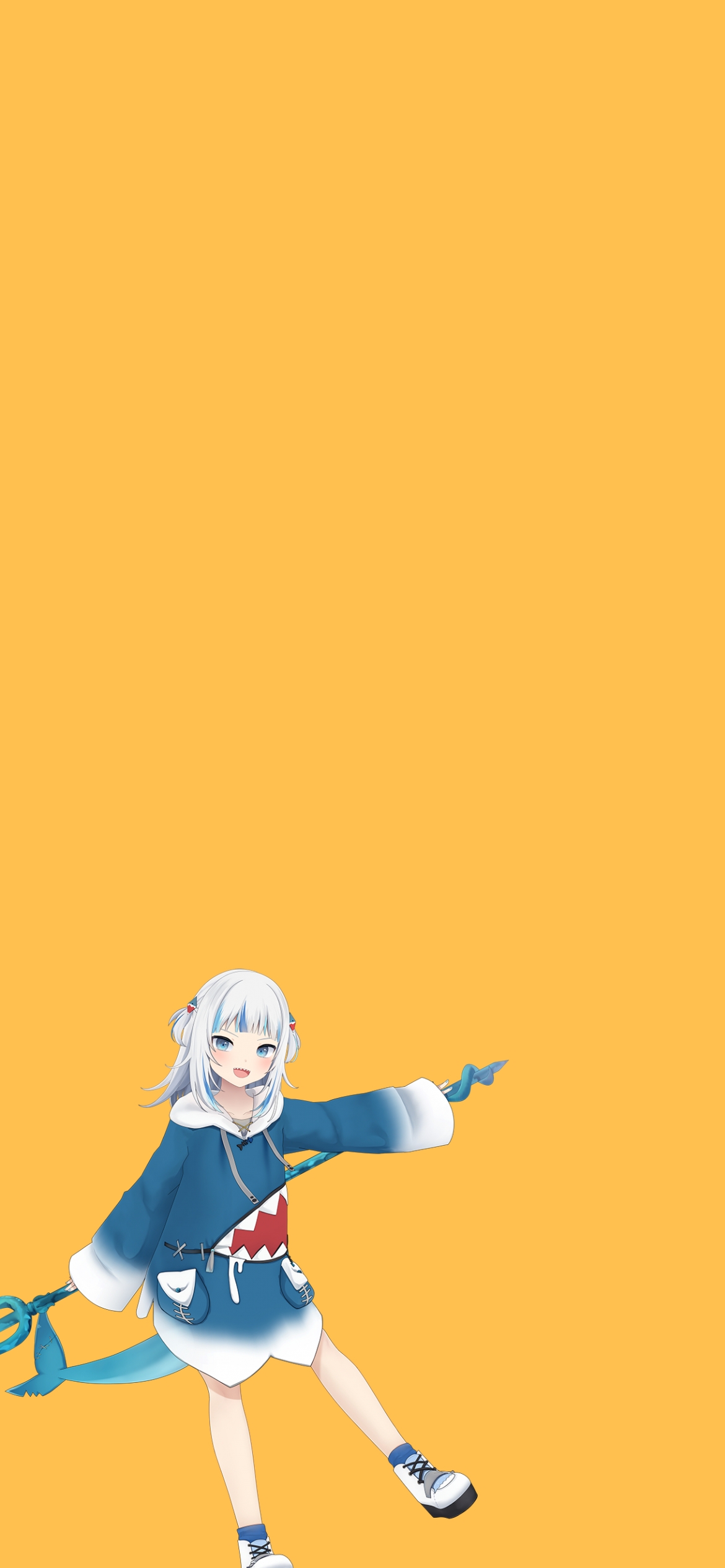 Gawr Gura サメちゃんの1170 x 2532 / スマホ壁紙