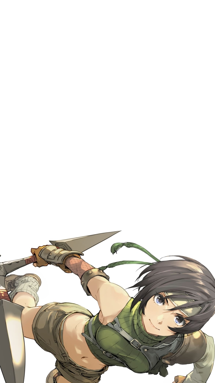 ユフィ・キサラギ Final Fantasy 手裏剣 忍者の750 x 1334 / スマホ壁紙