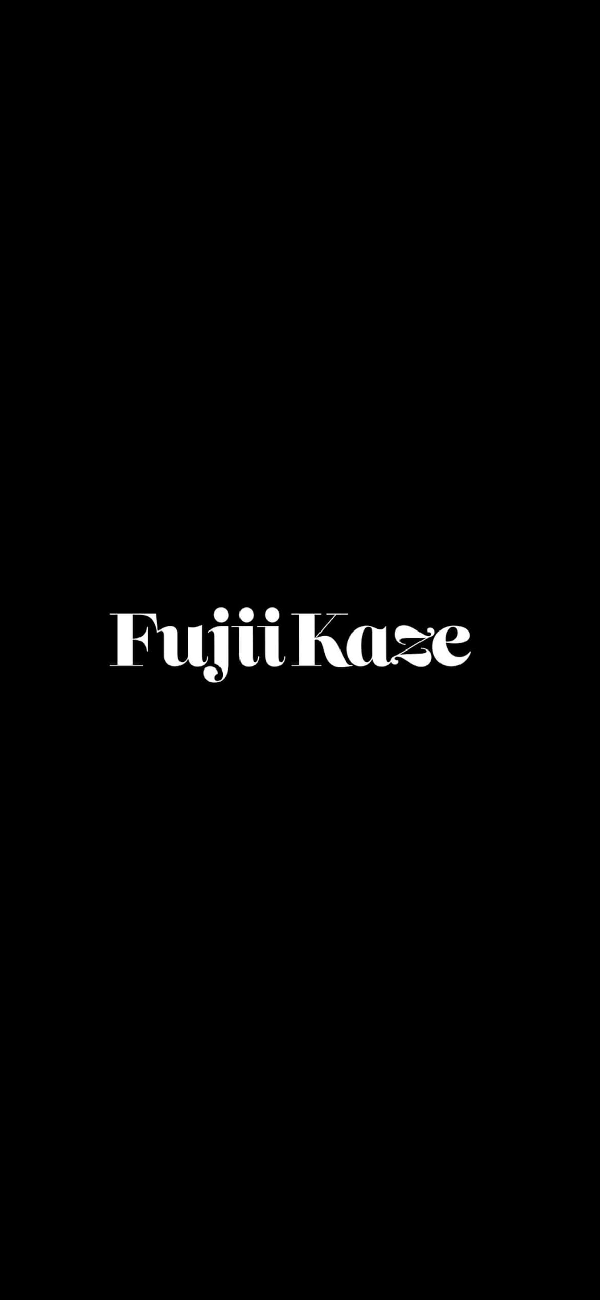 藤井 風 ロゴの1170 x 2532 / スマホ壁紙