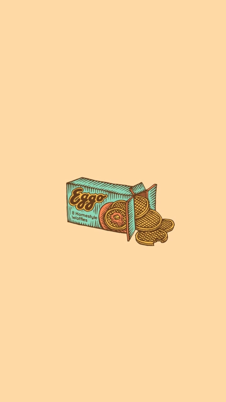 Kellogg's Eggo Waffles ケロッグ ワッフルの750 x 1334 / スマホ壁紙