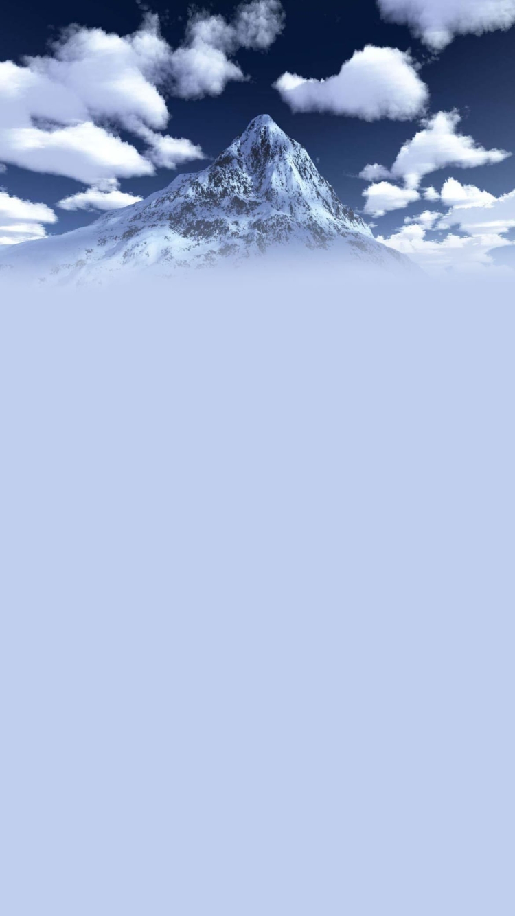 エベレスト / 世界最高峰の山 / 高さ 8849 mの750 x 1334 / スマホ壁紙