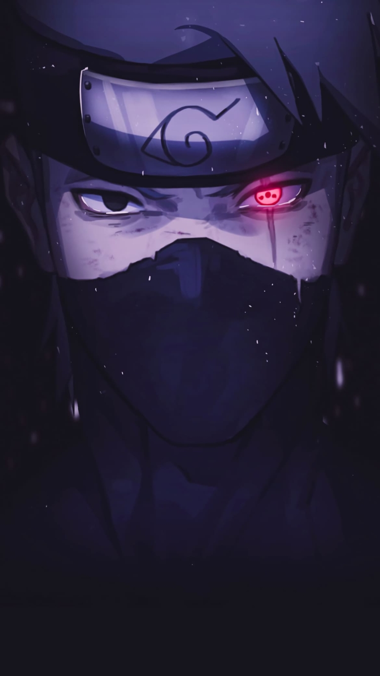 NARUTO / はたけカカシ / かっこいい / 写輪眼 / 神威の750 x 1334 / スマホ壁紙
