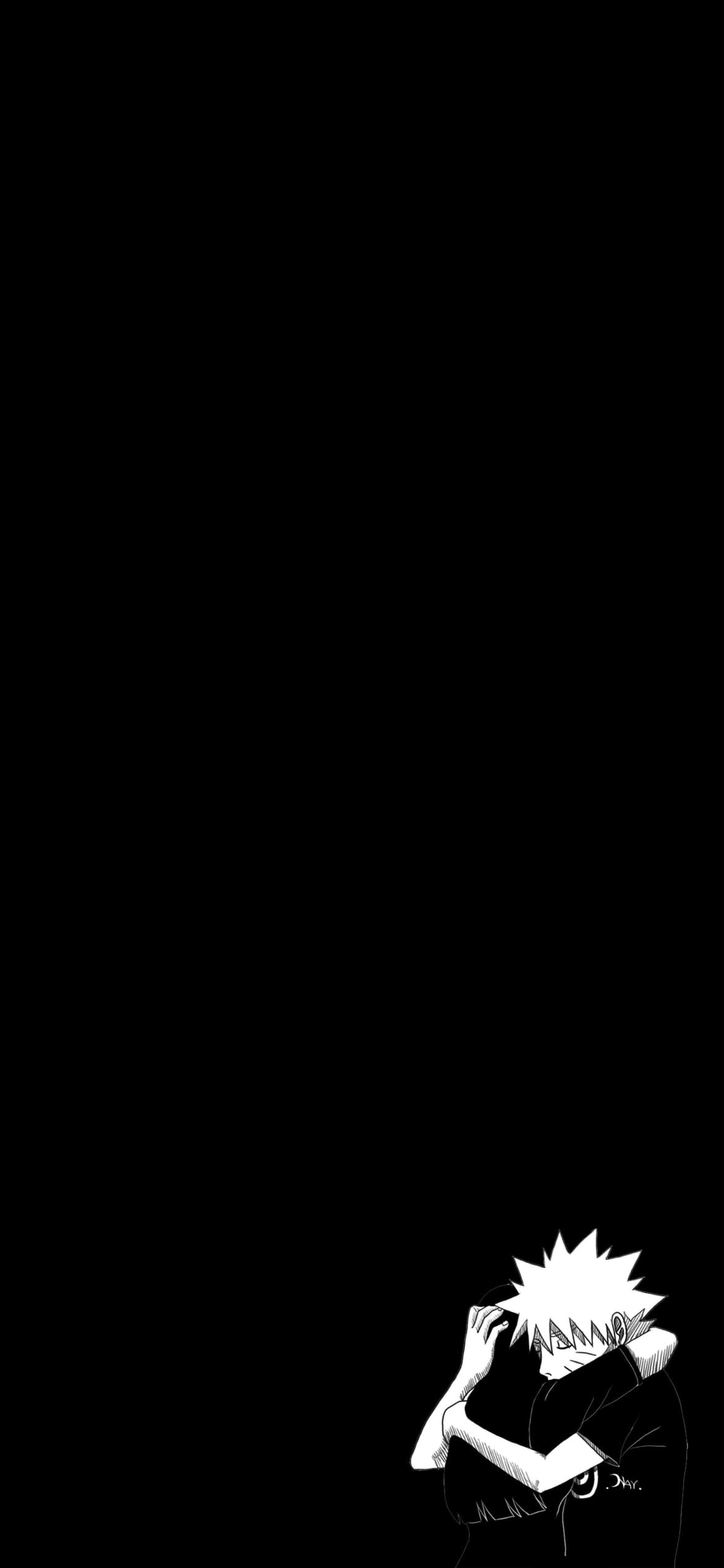 NARUTO / 抱擁するナルトと日向の1170 x 2532 / スマホ壁紙