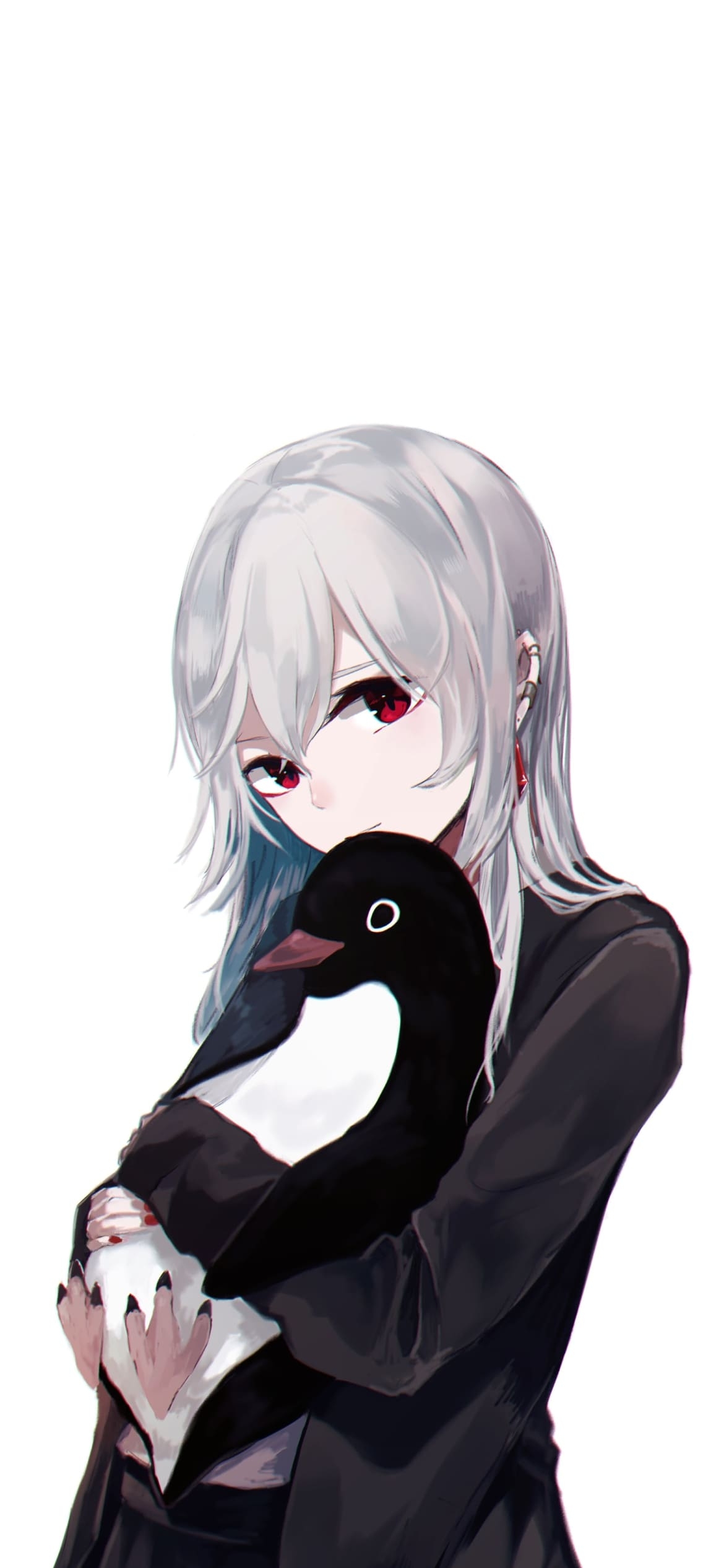 アークナイツ スカジ 深海の狩人 ペンギンの1170 x 2532 / スマホ壁紙