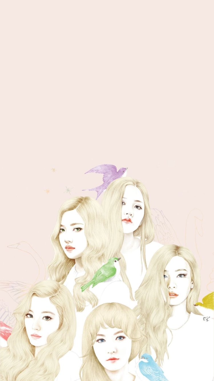 Red Velvet（レッド・ベルベット）レドベルの750 x 1333 / スマホ壁紙