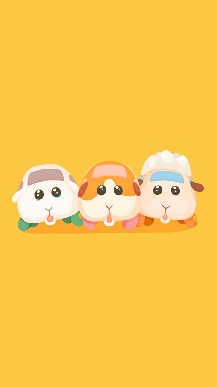 PUI PUI モルカーの750 x 1334 / スマホ壁紙