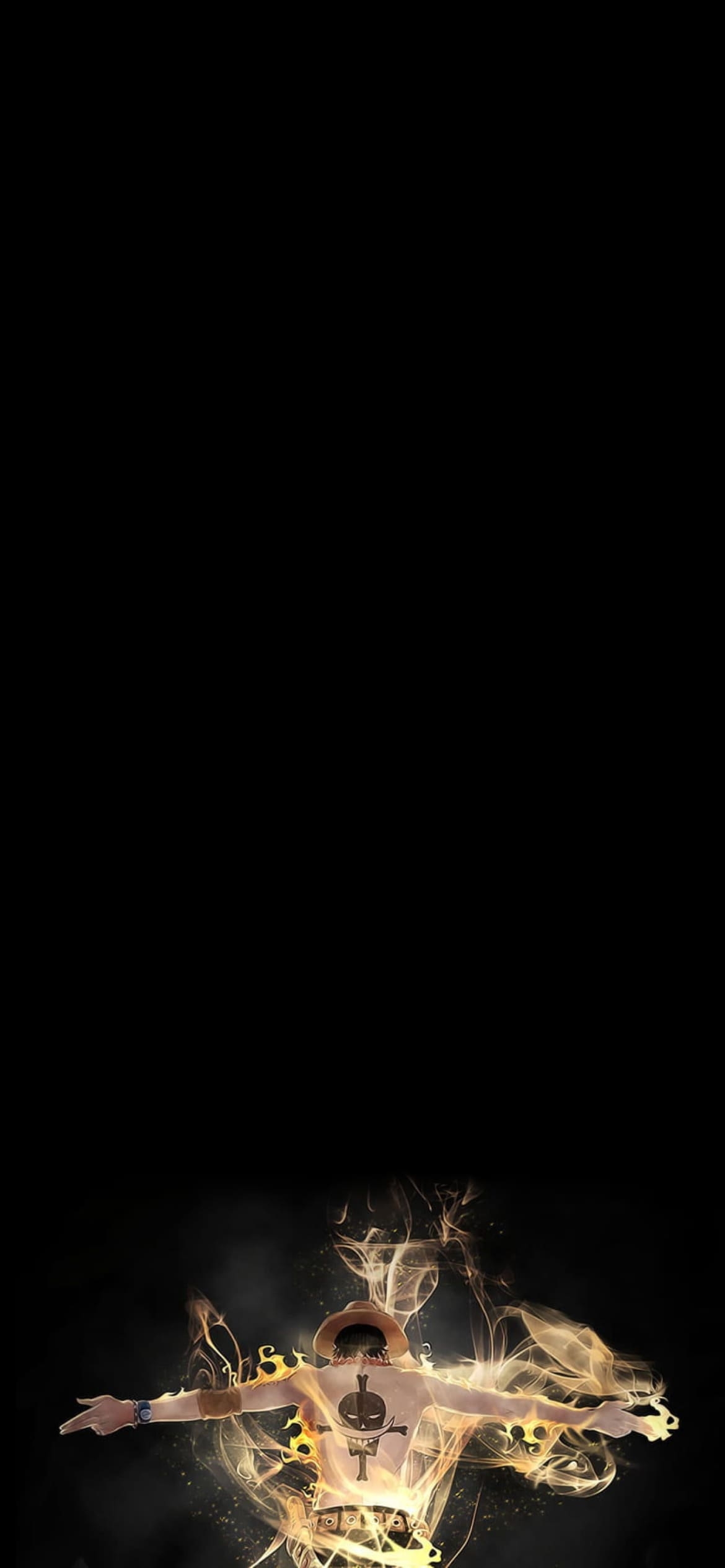 ポートガス・Ｄ・エース / 二番隊隊長 / 黒 / ONE PIECEの1170 x 2532 / スマホ壁紙