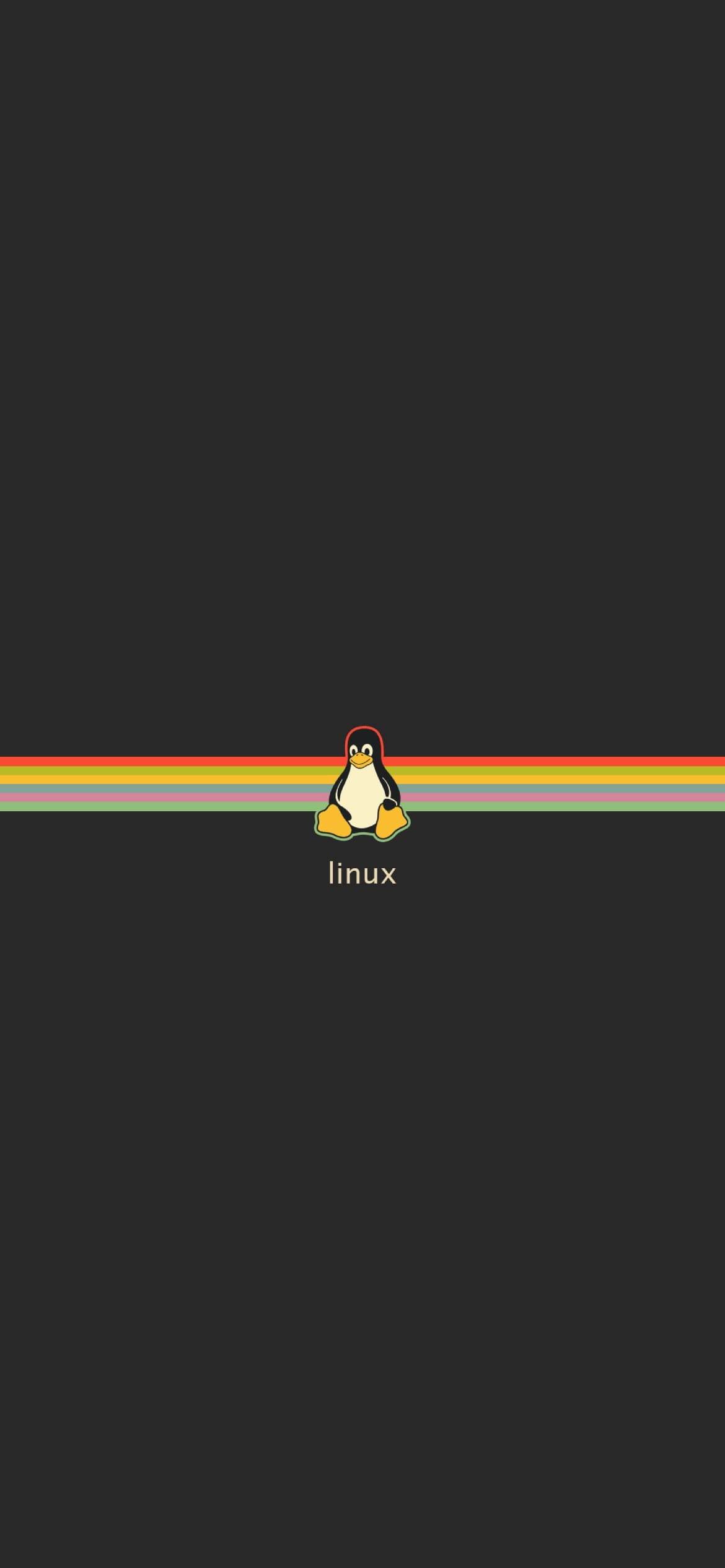 linux リナックス ペンギンの1170 x 2532 / スマホ壁紙
