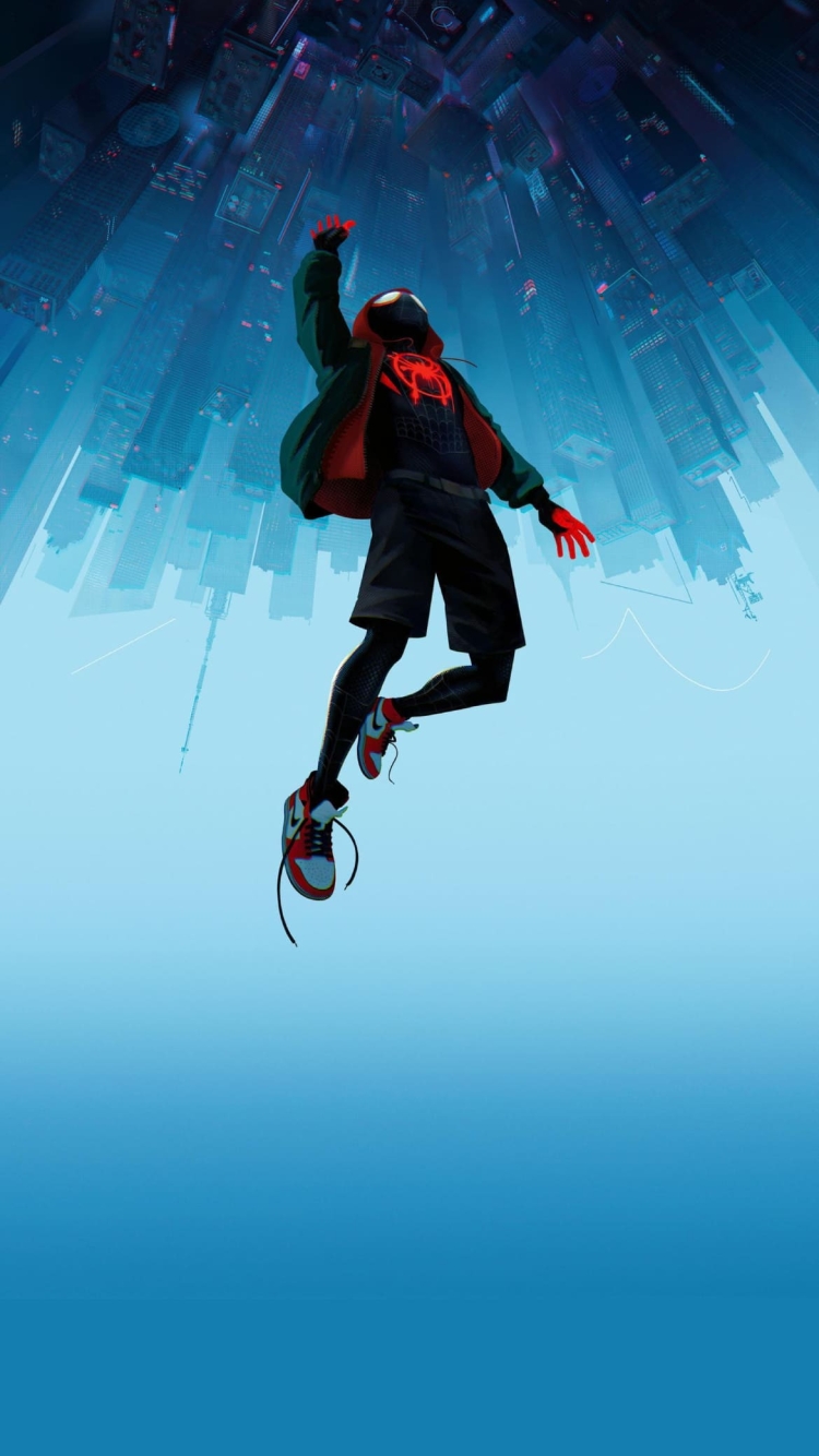 スパイダーマン:スパイダーバースの750 x 1334 / スマホ壁紙