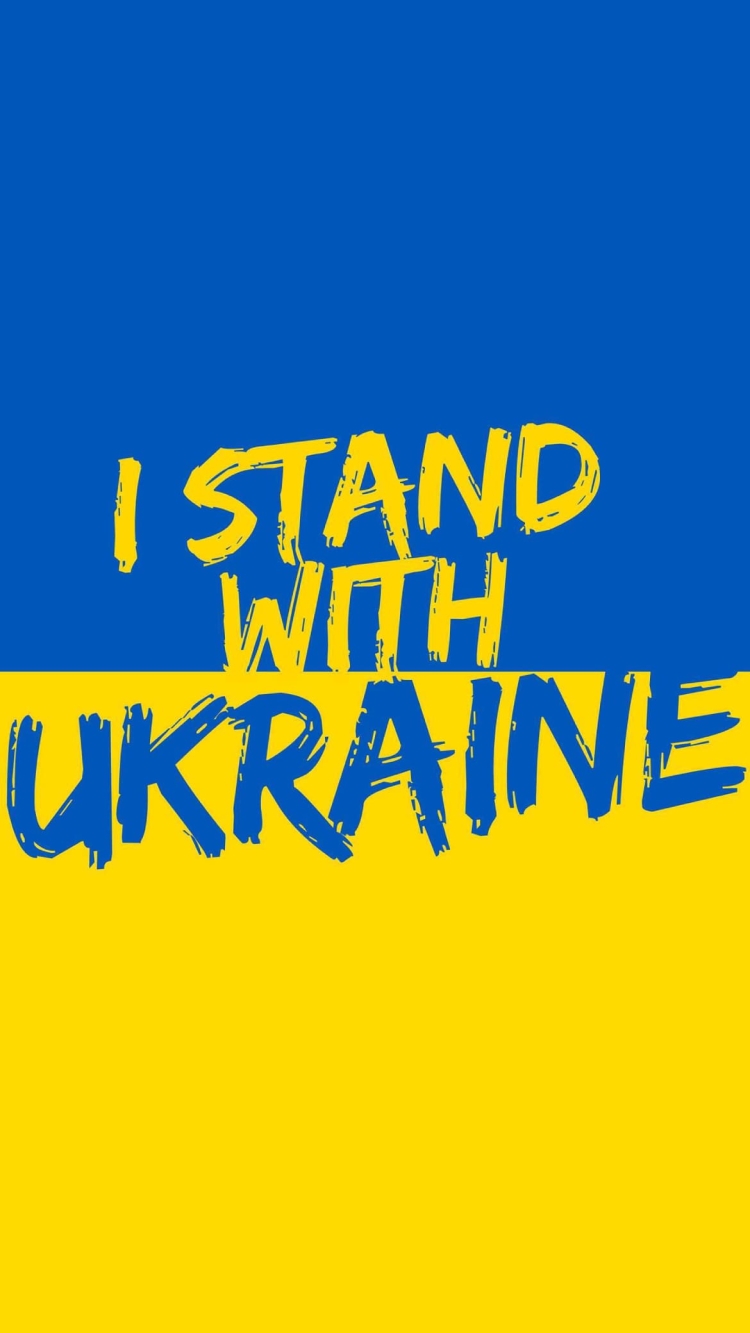 I stand with Ukraineの750 x 1333 / スマホ壁紙