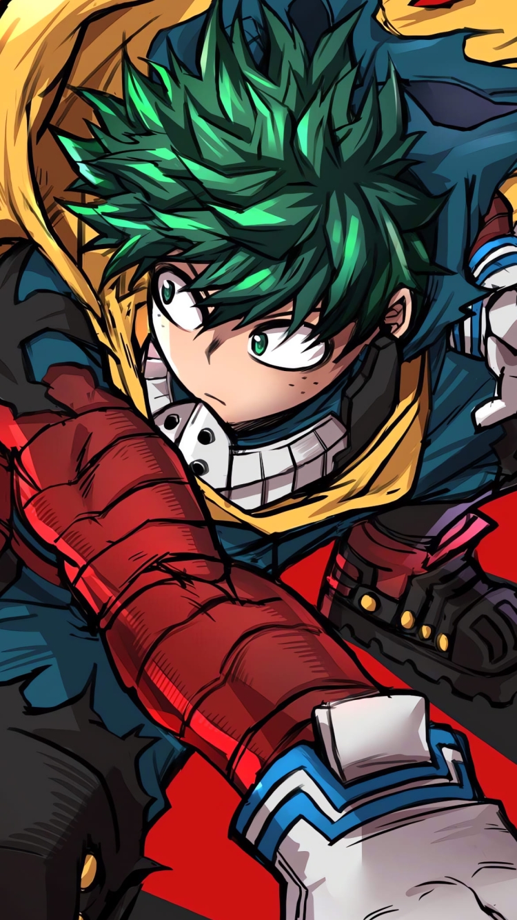 緑谷出久(みどりやいずく) / デク / 僕のヒーローアカデミア / かっこいい / ヒロアカの750 x 1334 / スマホ壁紙