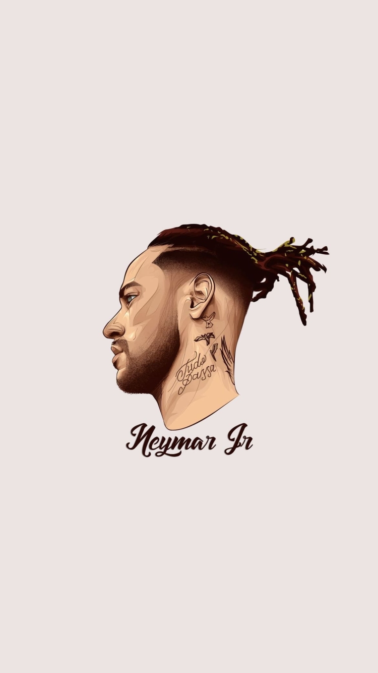 ネイマール / ブラジル / サッカー選手 / Neymar jrの750 x 1334 / スマホ壁紙