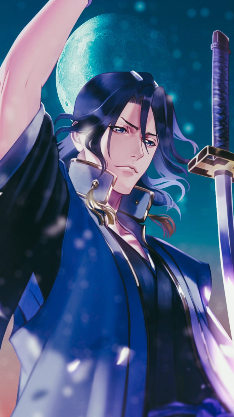 朽木 白哉 / BLEACH / 卍解 千本桜景厳の750 x 1334 / スマホ壁紙