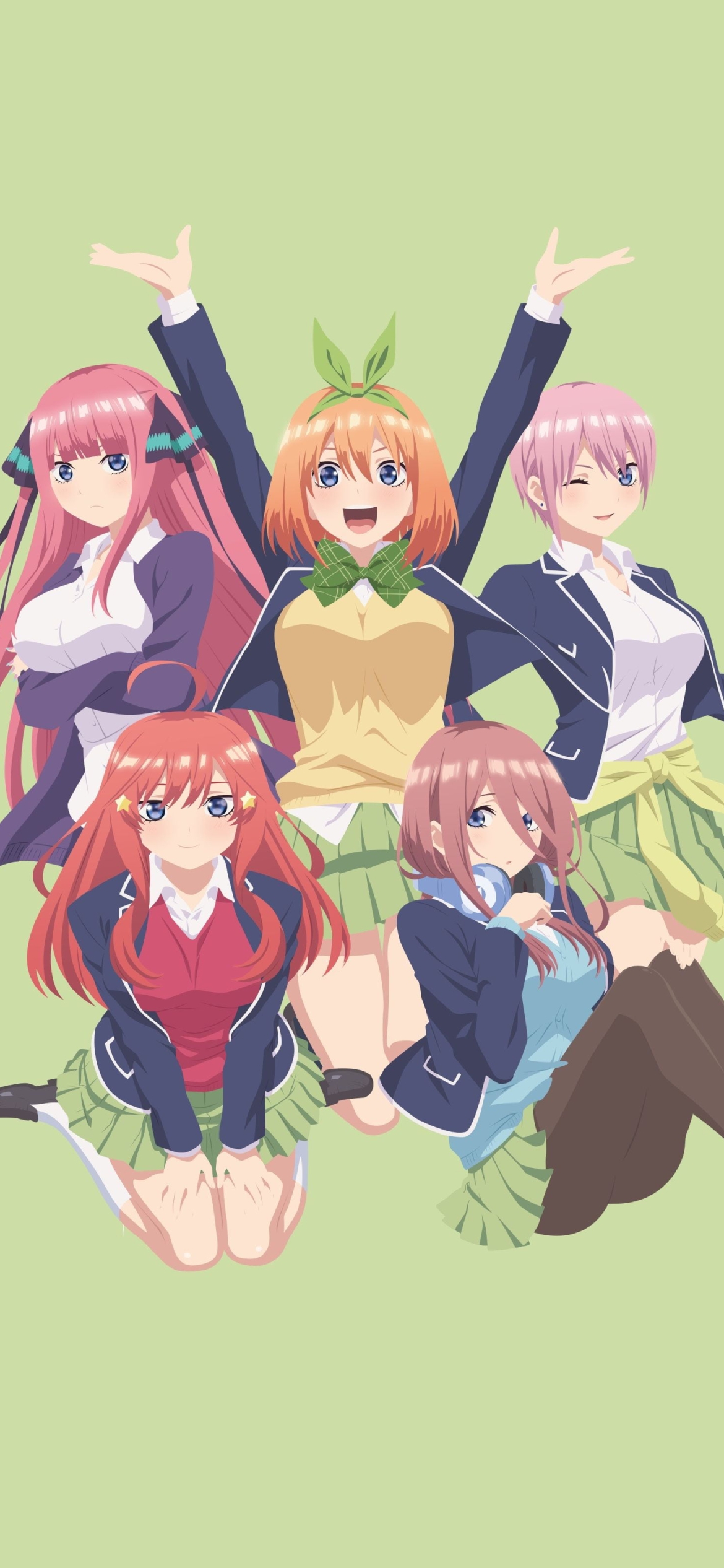 五等分の花嫁 ベクターの1170 x 2532 / スマホ壁紙