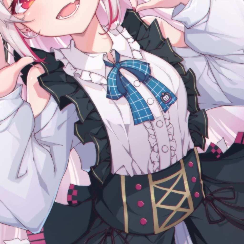 百鬼あやめ / 高画質 / バーチャルYouTuber / ホロライブの1024 x 1024 / スマホ壁紙