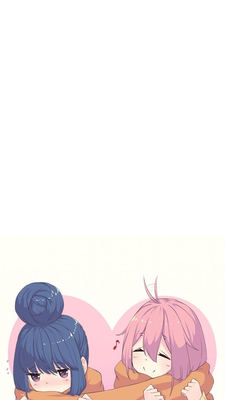 ゆるキャン△ / かわいい / 各務原 なでしこ / 志摩リン / マフラーの750 x 1334 / スマホ壁紙