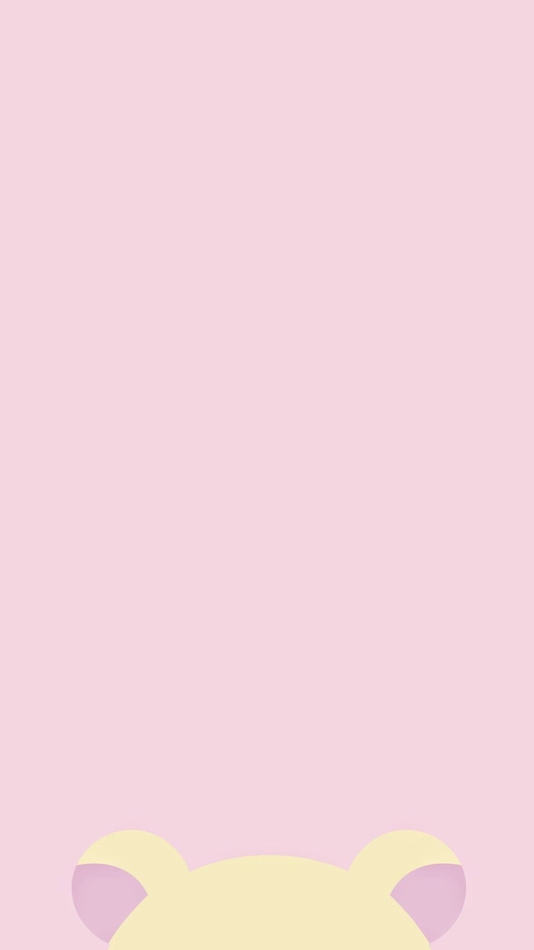 かわいいリラックマ / ピンクの750 x 1334 / スマホ壁紙