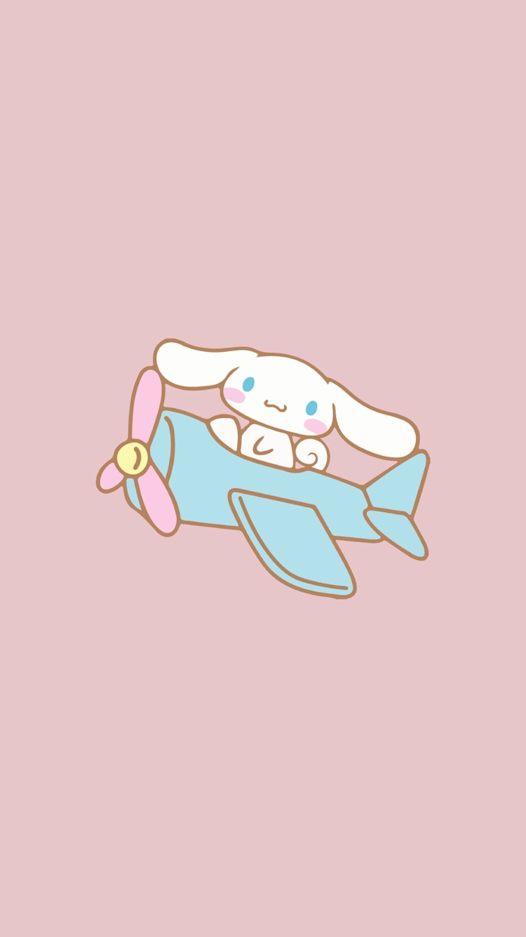 かわいいシナモロール / サンリオ / ファンアートの750 x 1334 / スマホ壁紙
