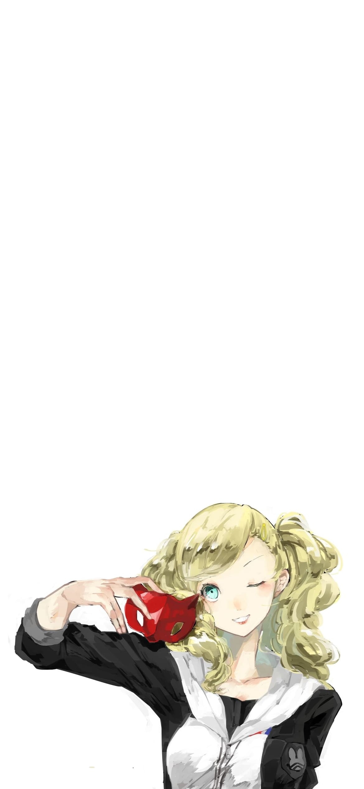 かわいい高巻 杏(たかまき あん) / ペルソナ5 / ファンアートの1170 x 2532 / スマホ壁紙