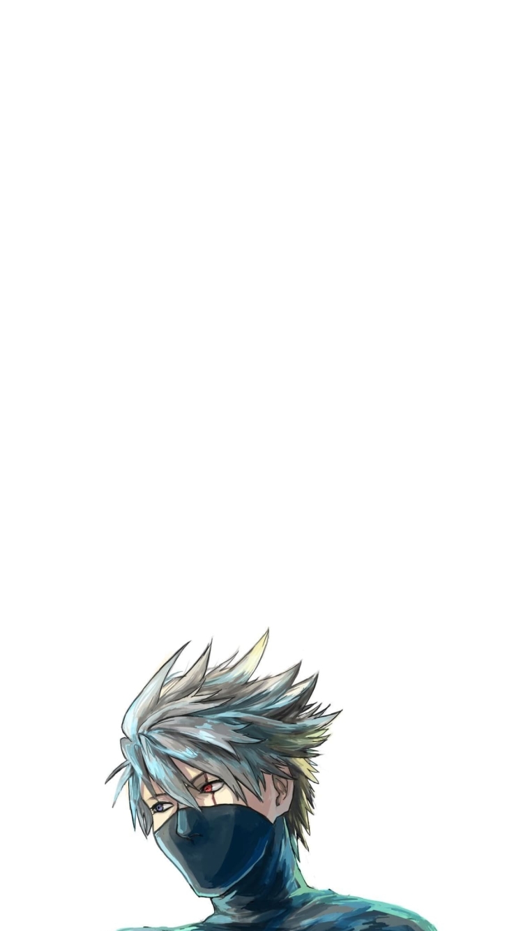 眼帯を外したはたけカカシ / NARUTOの750 x 1334 / スマホ壁紙