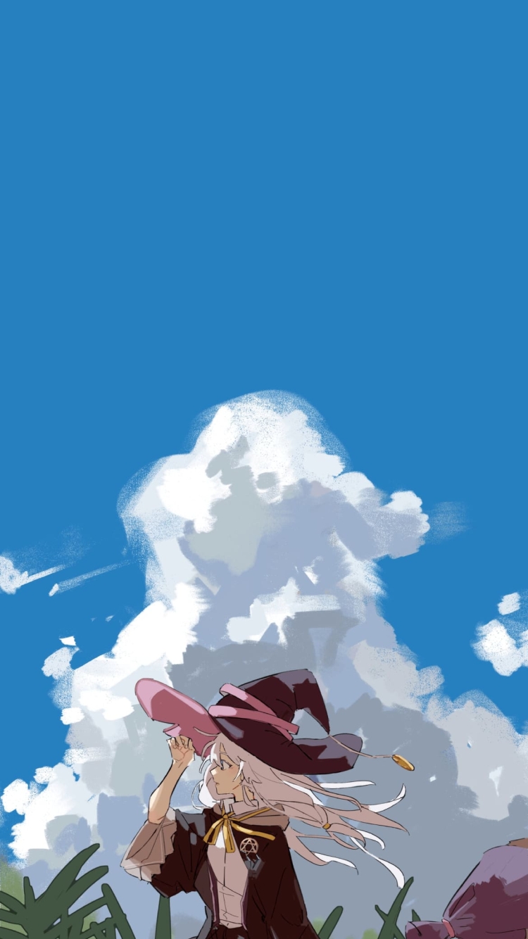 魔女の旅々 / イレイナ / かわいい / ファンアートの750 x 1334 / スマホ壁紙