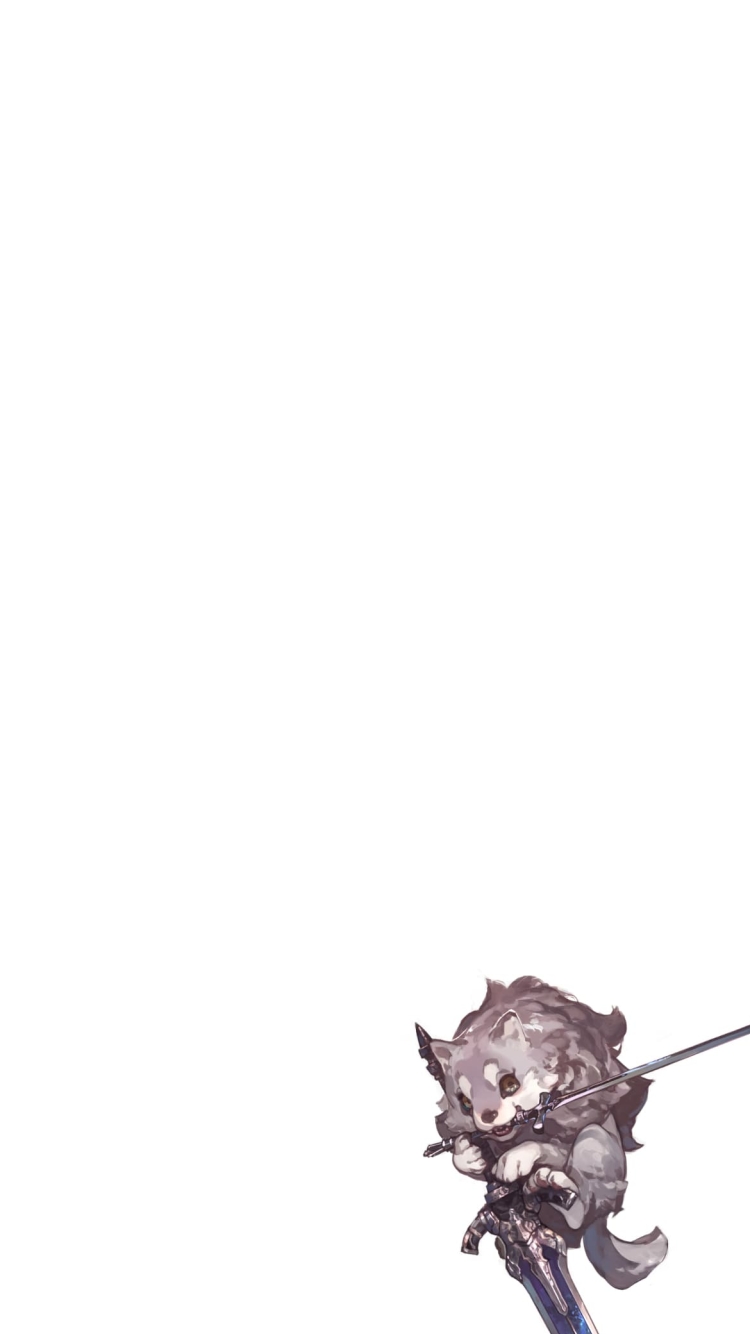 灰色の大狼シフ / Great Grey Wolf Sif / ダークソウル / かわいいの750 x 1334 / スマホ壁紙