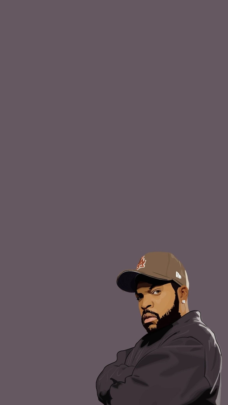 アイス・キューブ / Ice Cube / ラッパーの750 x 1334 / スマホ壁紙