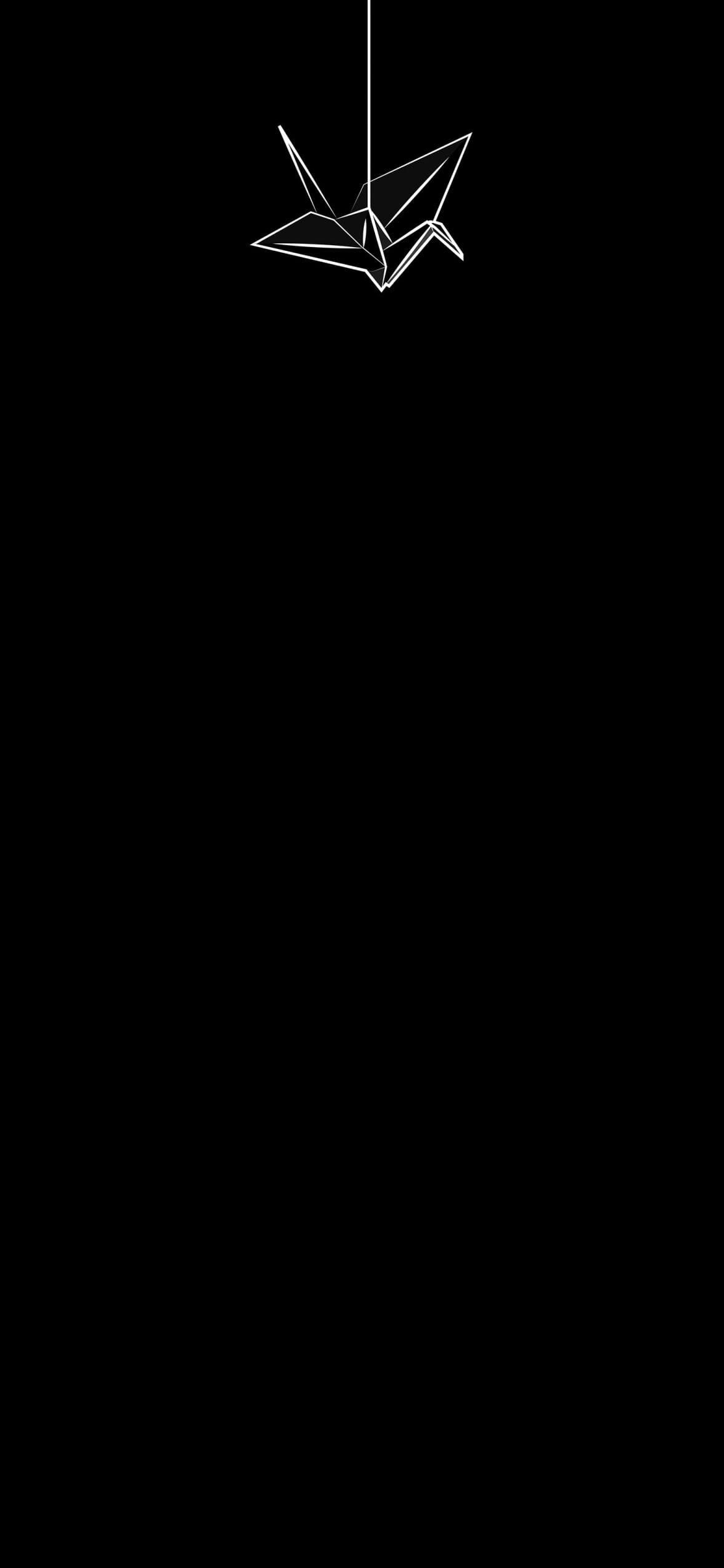 折り鶴 / 祈りの1170 x 2532 / スマホ壁紙