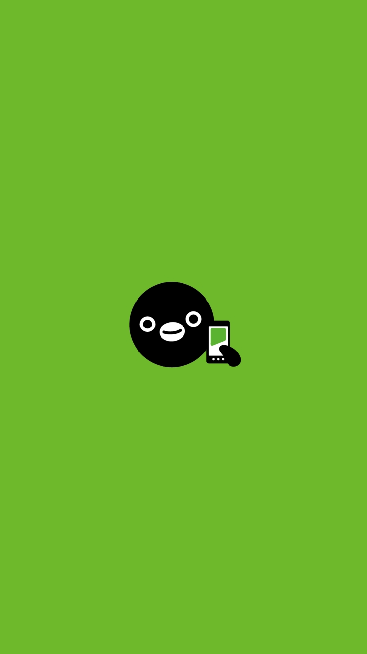 Suica / スイッピー(ペンギンの名前)の750 x 1334 / スマホ壁紙