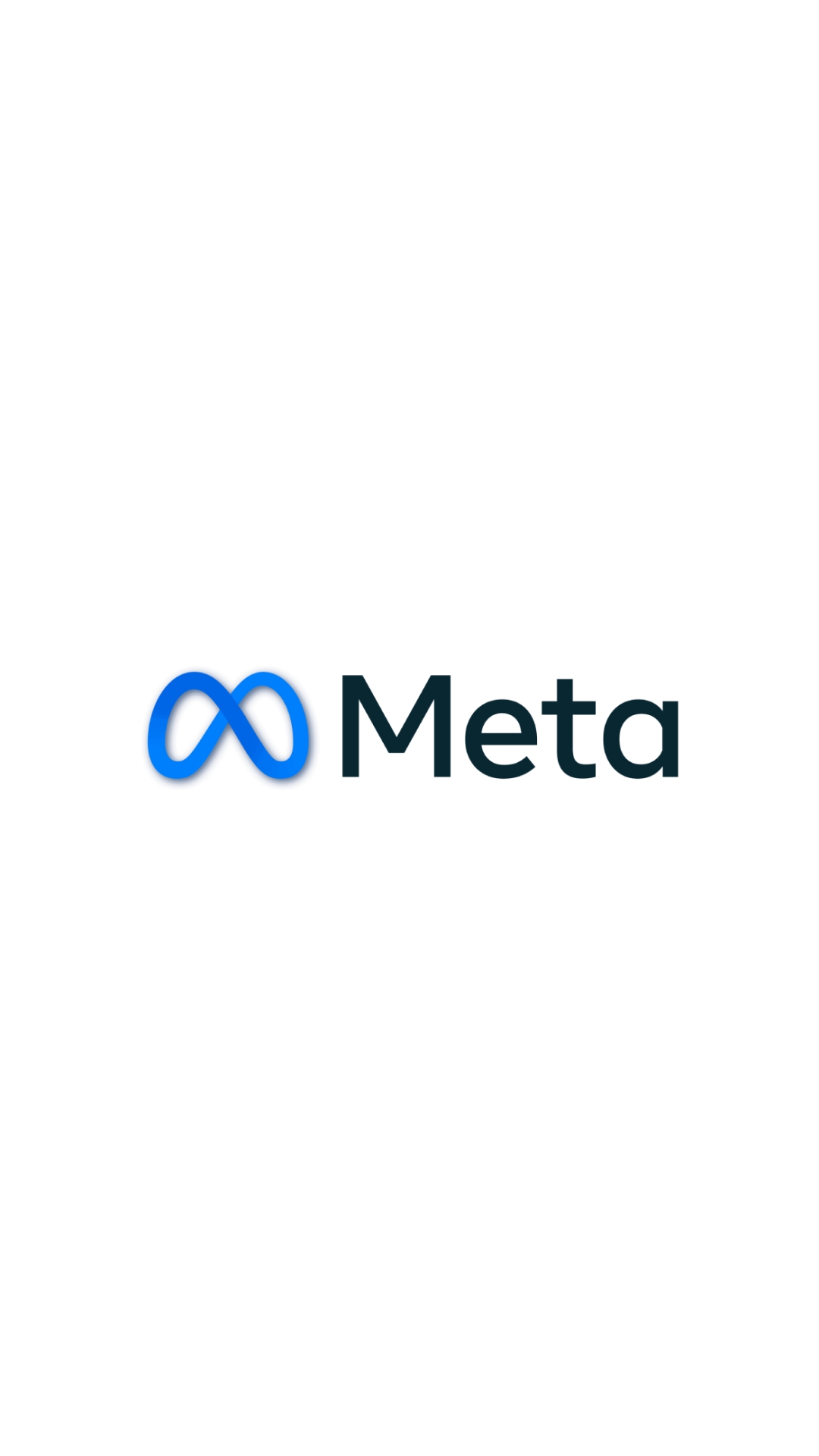 meta / ロゴの1080 x 1920 / スマホ壁紙