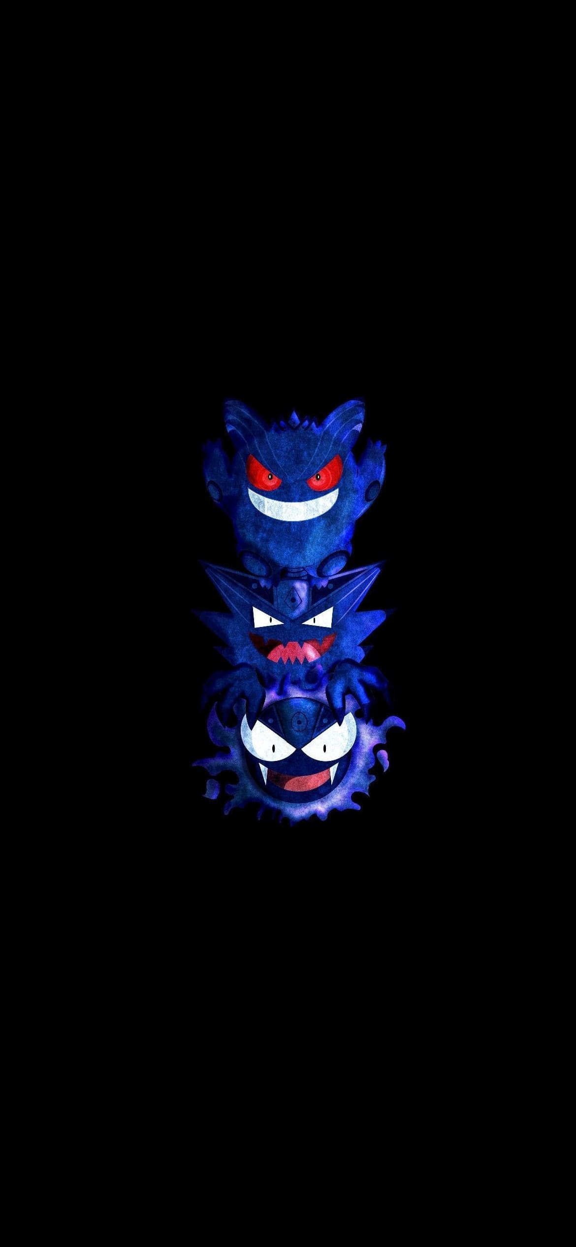 ゲンガー / ポケモン / ファンアートの1170 x 2532 / スマホ壁紙