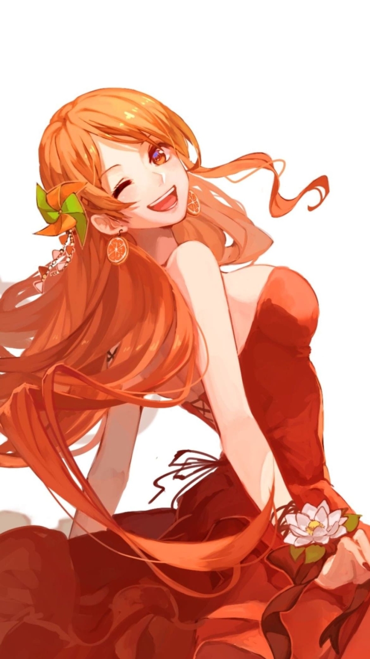 ナミ / 麦わらの一味 / ONE PIECEr     の750 x 1334 / スマホ壁紙