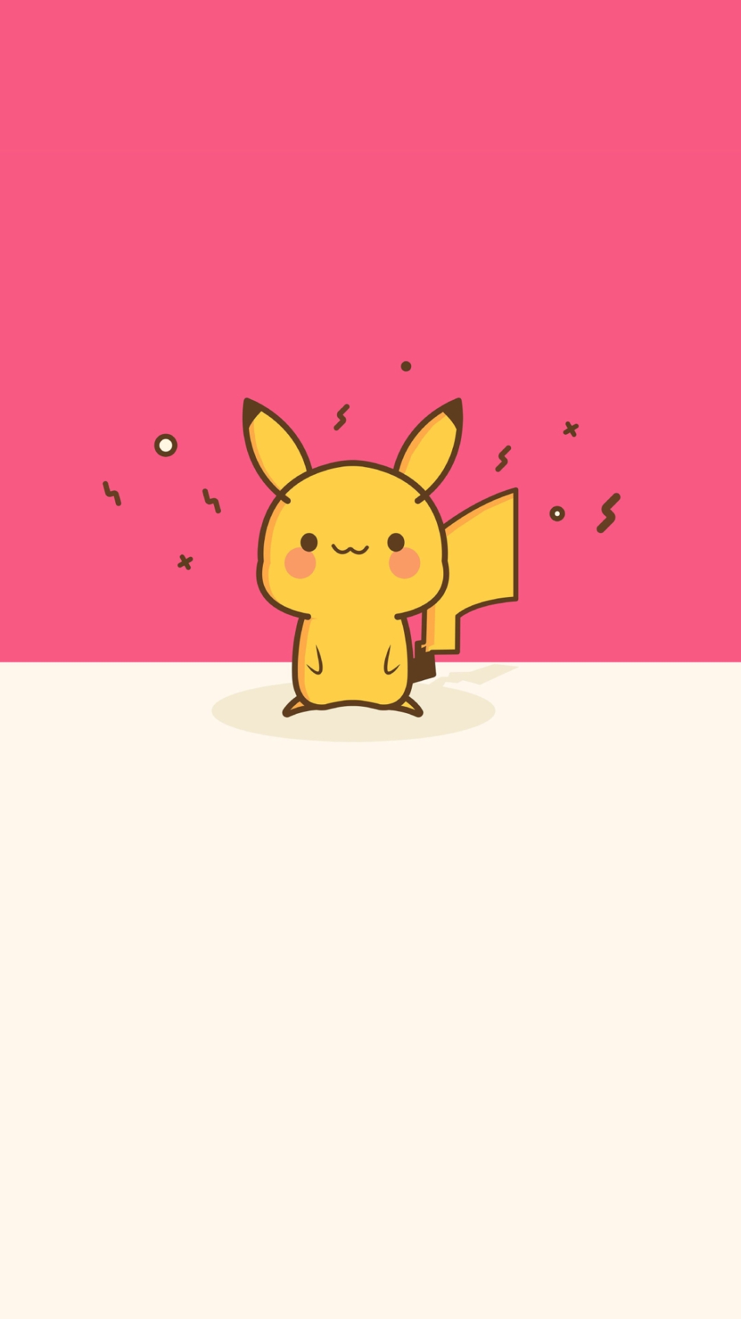 かわいいピカチュウ / ポケモン / ポケットモンスター / ピンクの1080 x 1920 / スマホ壁紙