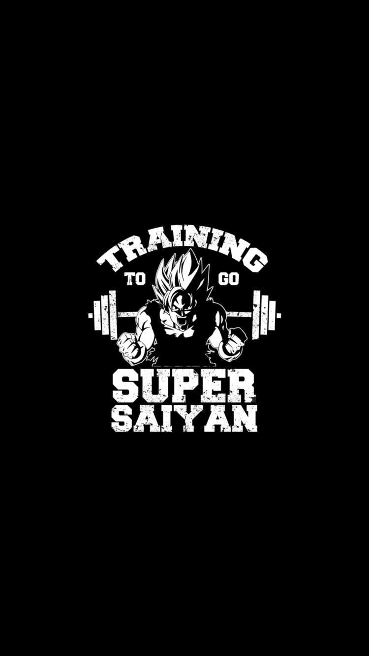 筋トレ / スーパーサイヤ人 / 悟空 / ドラゴンボール / Dragon Ballの750 x 1334 / スマホ壁紙