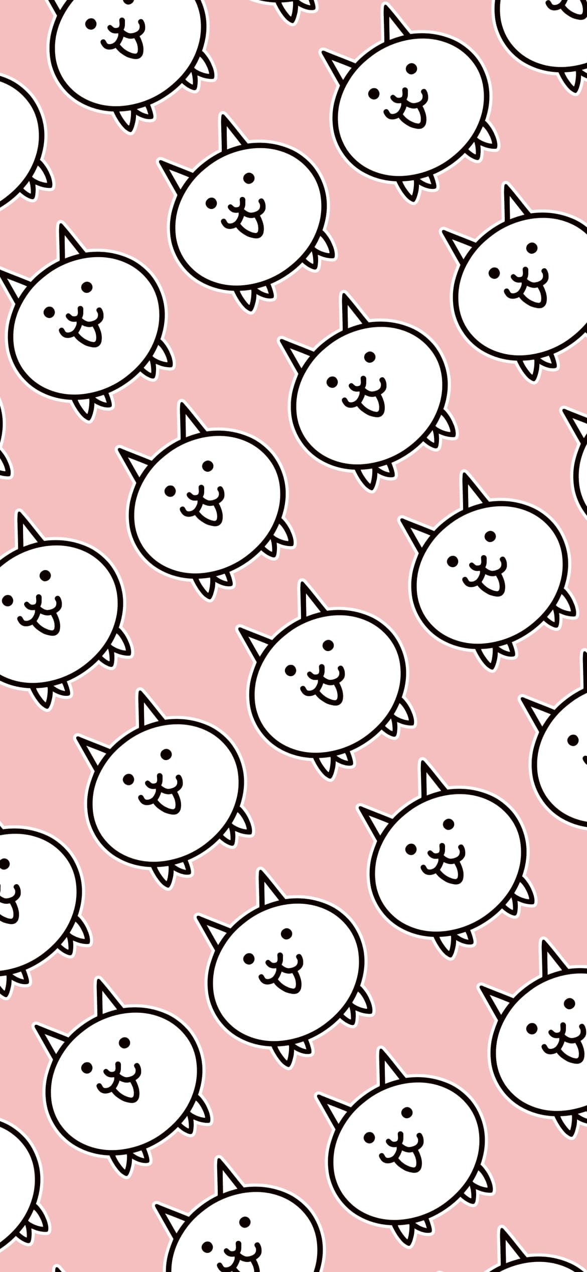 にゃんこ大戦争 ピンクの1170 x 2532 / スマホ壁紙